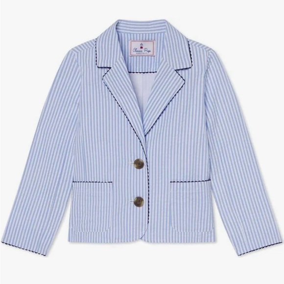 NWT SzL Classic Laura Seersucker Blazer - Picture 7 of 7
